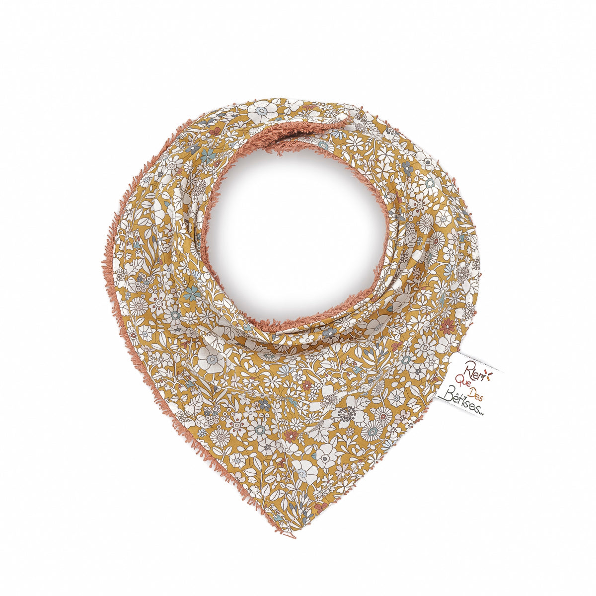 Bavoir foulard liberty june's meadow