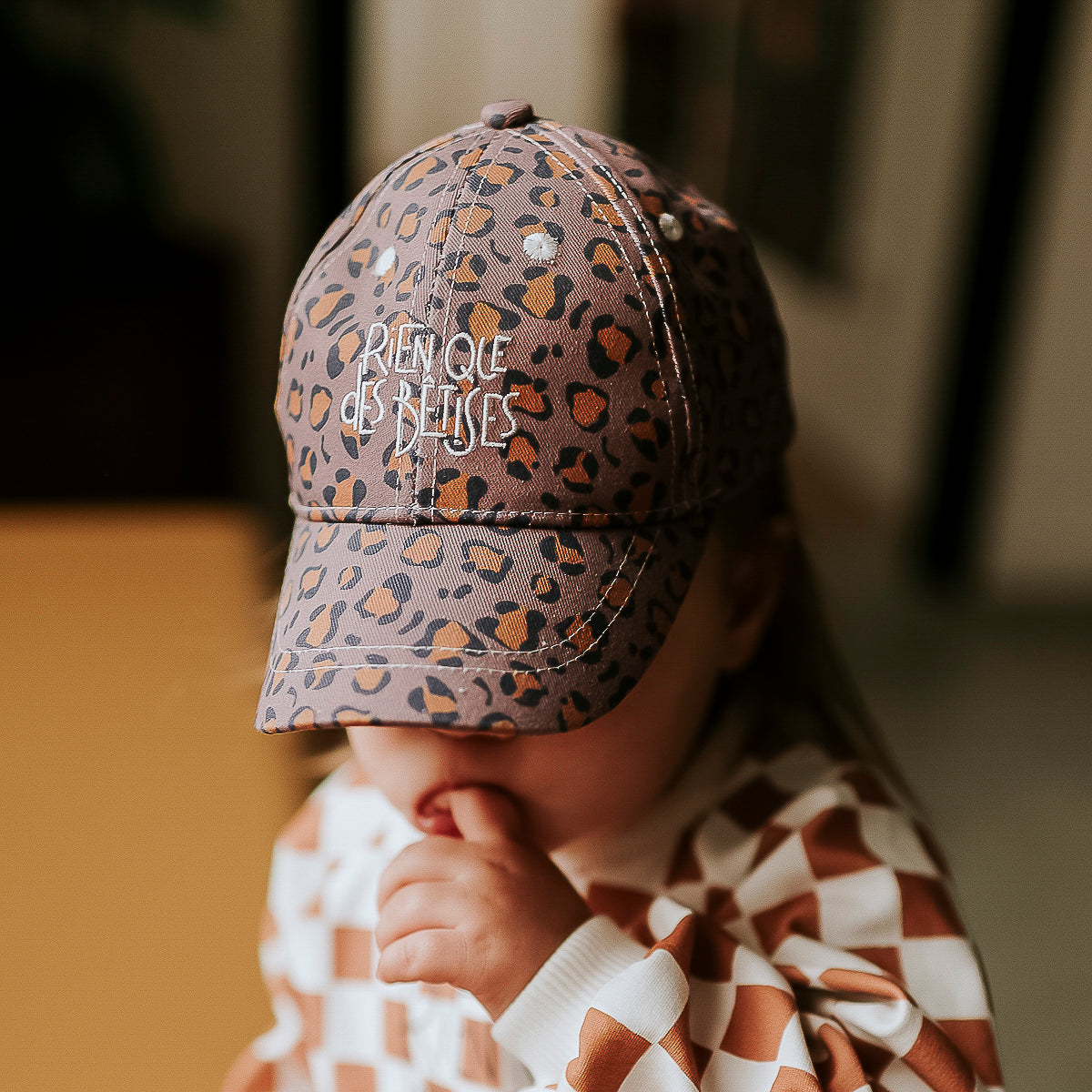 Casquette graou violet rien que des bêtises