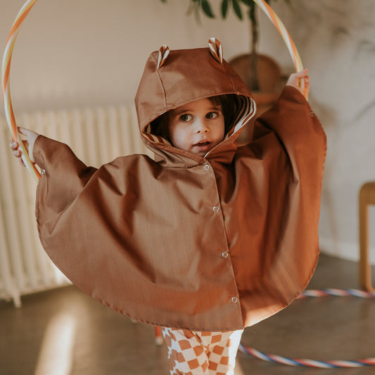 poncho de pluie camel rien que des bêtises