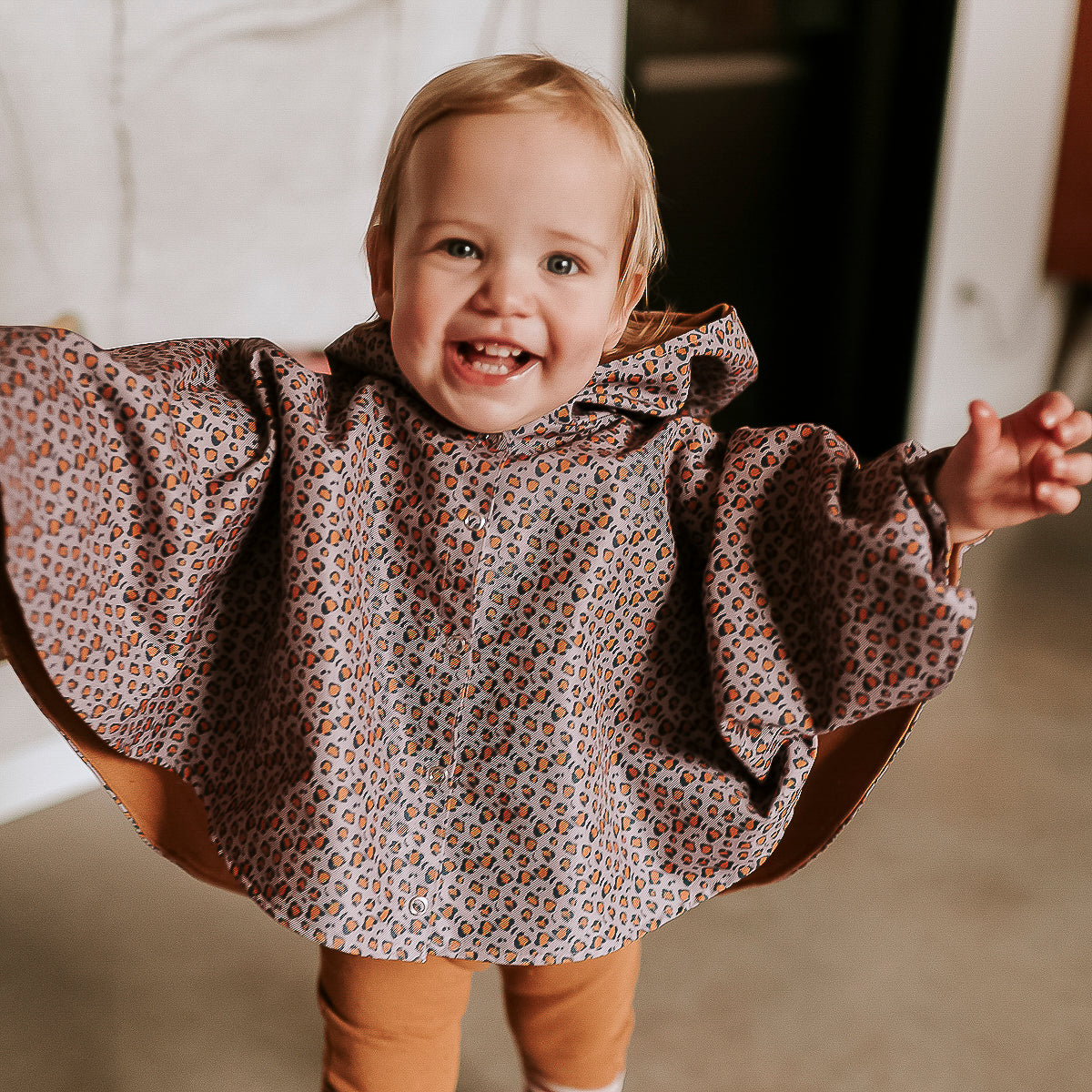 poncho de pluie graou violet rien que des bêtises